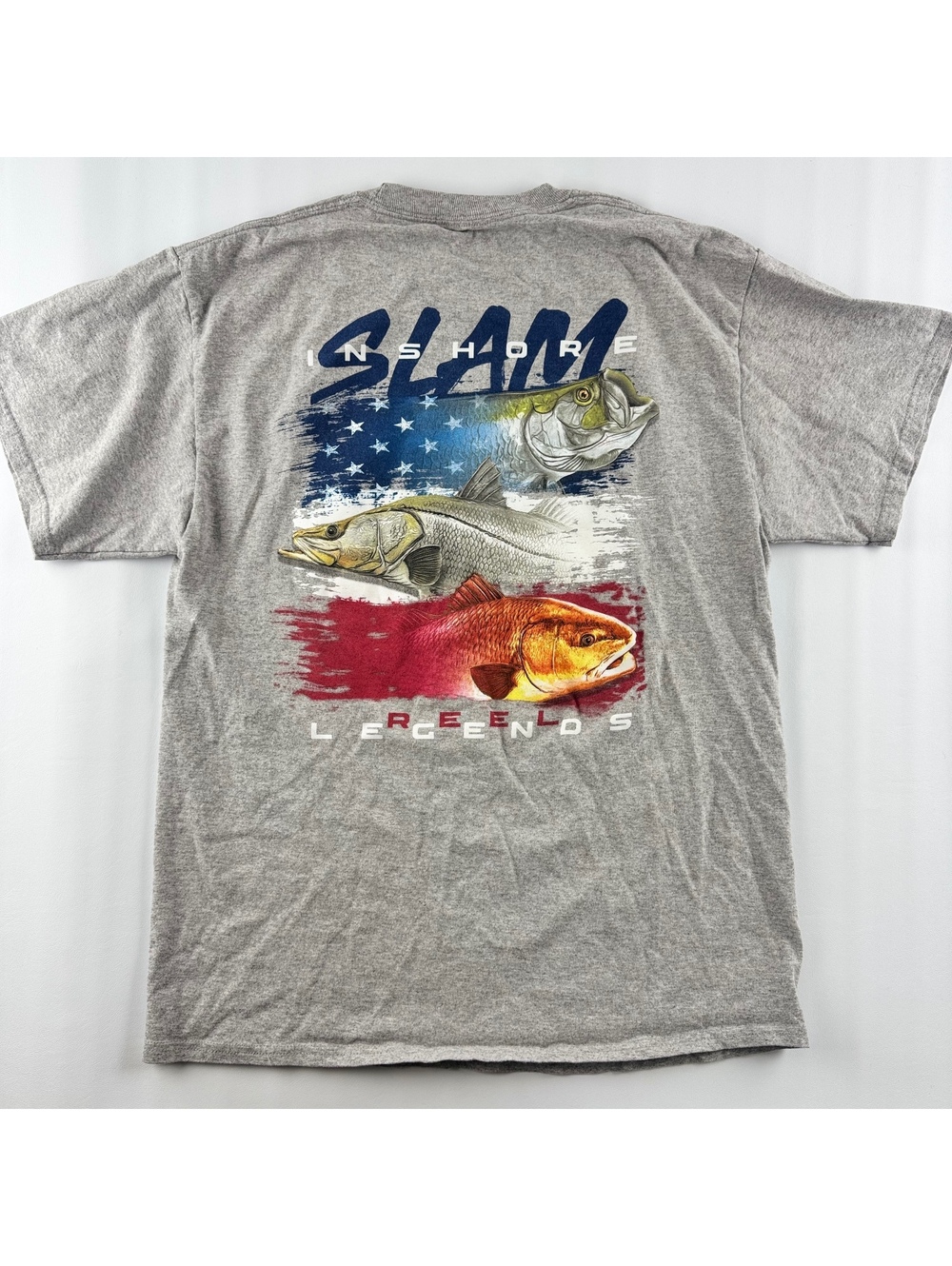 Reel Legends Men’s Large Fishing T Shirt